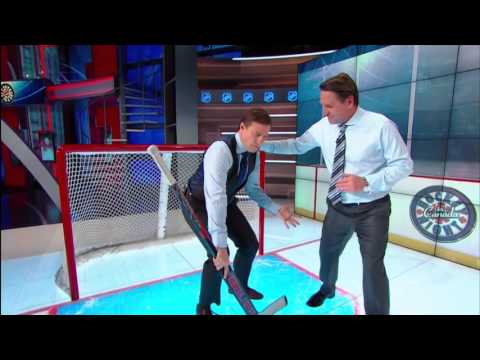 HNIC - Leafs James Reimer and Head Trajectory Technique - Nov 21st 2015 (HD)