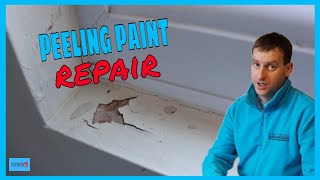 Repairing peeling paint. How to repair peeling paint.