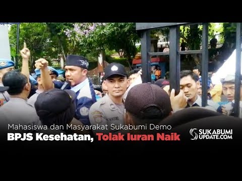 Video: Mahasiswa dan Masyarakat Sukabumi Demo BPJS Kesehatan, Tolak Iuran Naik