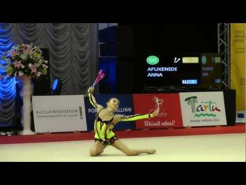 Miss Valentine 2013 FIG RG World Cup 9.2.2013 Clubs Anna Afuxenidi KAZ