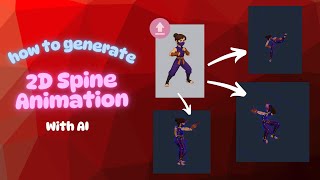 how to generate 2D spine animation with AI
