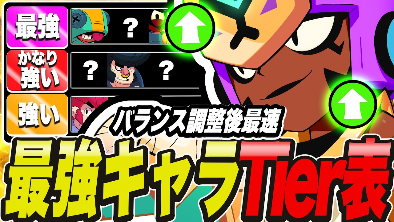 【ブロスタ】バランス調整後！絶対に育てるべき全キャラ最強ティア表！【最速】