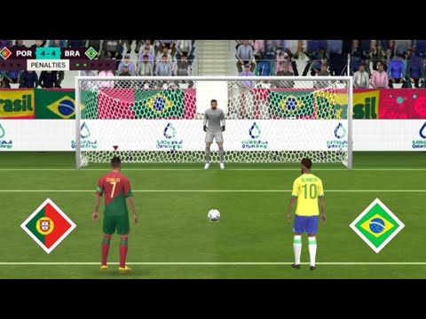 Portugal vs Brazil - FIFA world cup final Qatar 2022 | penalty shootout highlights | FIFA mobile