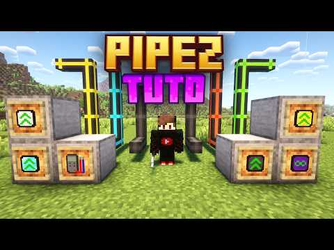 AUTOMATIC CABLES ON MINECRAFT: MOD PIPEZ TUTORIAL 1.21.3 [FR]