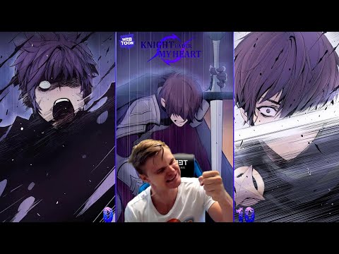 Reading Knight Under My Heart Chapter (Episode) 0, 1 - 10 Live Reaction / Read Along #webtoon