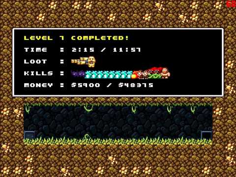 Let's Play Spelunky Classic - Episode 10 - First Glimpse of Ice Caverns