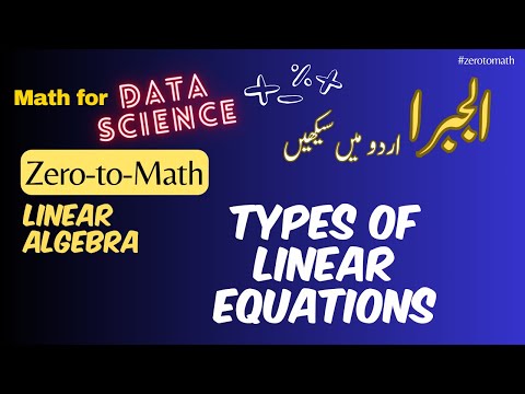 Tasks for Linear Algebra