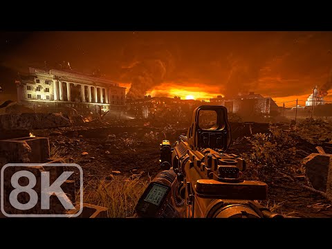 U.S. Army Rangers (Battle of Washington D.C.) Modern Warfare 2 Remastered - 8K