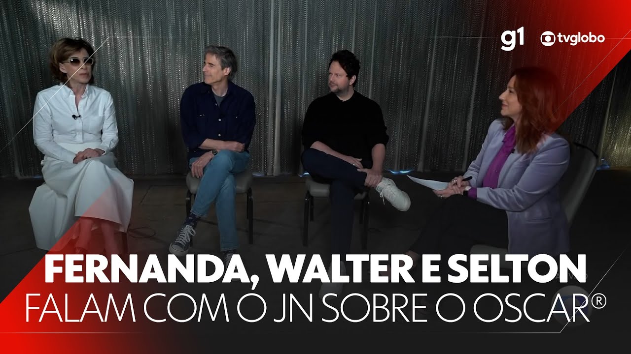 Fernanda Torres, Walter Salles e Selton Melo falam com o #JN sobre a vitória no Oscar® #g1 #notícias