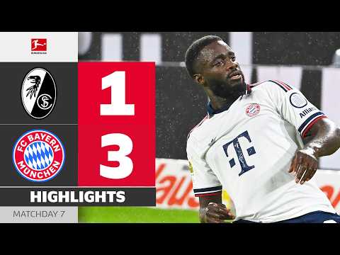 Upamecano’s Incredible Box-To-Box Solo | SC FREIBURG - FC BAYERN | Highlights | MD7 Bundesliga 26/27