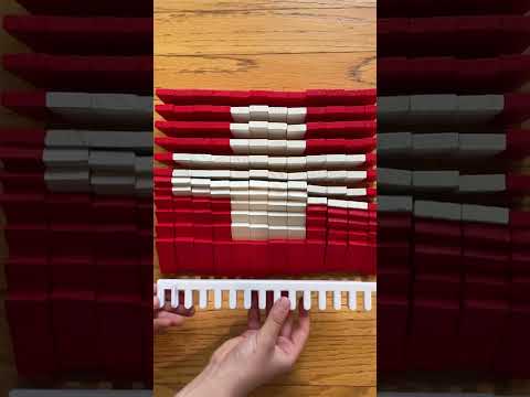 Domino Field #67 Swiss Flag Field #foryou #domino #likeandsubscribe #satisfying #switzerland #games