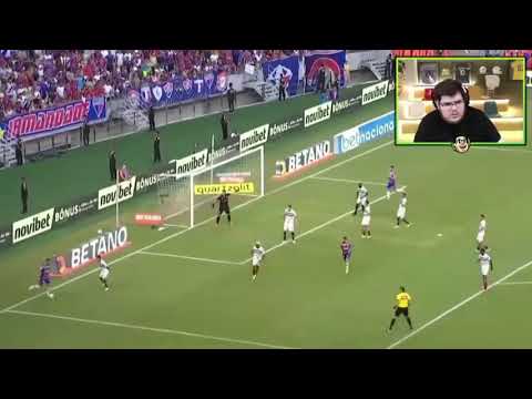 CASIMIRO REAGINDO A VITÓRIA DO FORTALEZA 4 x 2 FLUMINENSE - CASIMIRO REAGINDO FORTALEZA