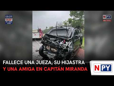 Fallece una jueza, su hijastra y una amiga en Capitán Miranda