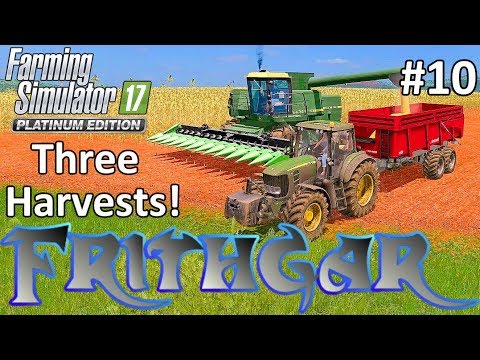 Let's Play FS17, Estancia Lapacho #10: Three Harvests At Once!