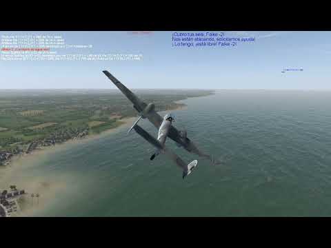 IL 2 Sturmovik  Cliffs of Dover BF 110 Escort