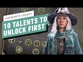 Hogwarts Legacy: 10 Talents to Unlock First