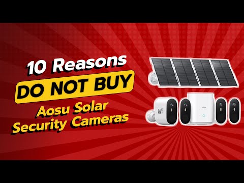 DON'T BUY AOSU Solar Security Cameras Before Watching This Video! 🚫📹