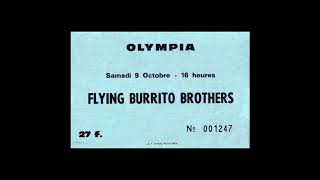 FLYING BURRITO BROTHERS  - Olympia, Paris 9 octobre 1976