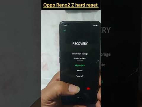 Oppo Reno2 Z hard reset | factory reset #gautamfreetech