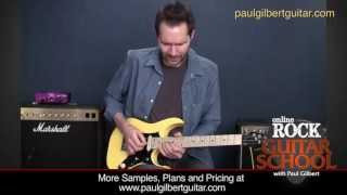 Paul Gilbert Guitar Lesson: Chromatic Riff