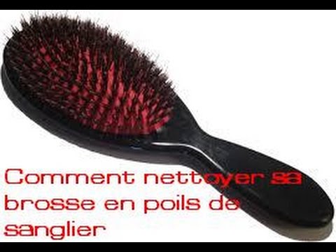 comment nettoyer brosse en poil de sanglier