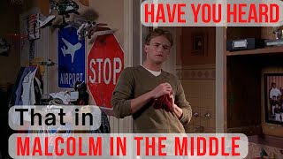 Have you heard that in Malcolm in the middle...  #shorts