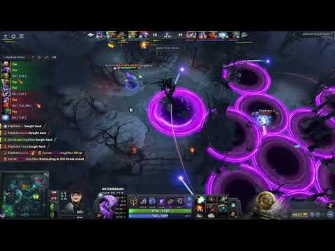 Matumbaman got 20 sec Stun locked - Dota 2 TI10 (Secret vs Elephant)