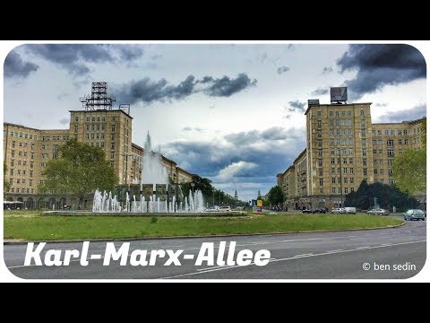Karl-Marx-Allee - Avenue in Berlin, Germany