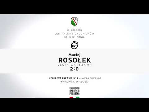 CLJ U19: Legia - Wisła Płock 2:0
