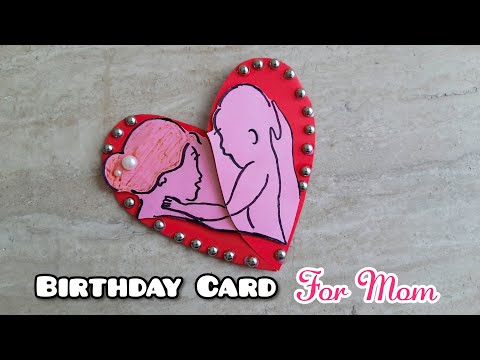 Handmade Birthday Card for Mom | Birthday Card Ideas | Birthday Card for Mom