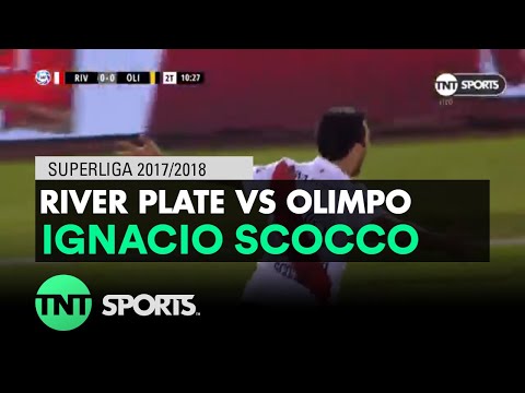 Ignacio Scocco (1-0) River Plate vs Olimpo | Fecha 14 - Superliga Argentina 2017/2018