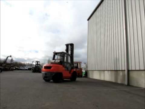 Sold! 2009 Toyota 7FGAU50 Forklift Lift Truck 8,000 Lb Heated Cab bidadoo.com