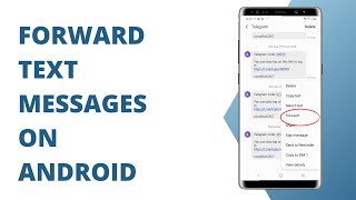 How to forward text messages on Android