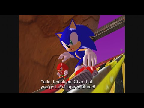 Sonic Heroes "Team Sonic" - Zone 4: Rail Canyon/Bullet Station