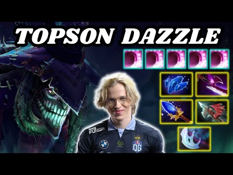 🔥 TOPSON Dazzle Midlane Highlights 🔥 Poison Touch Insane DPS - Dota 2