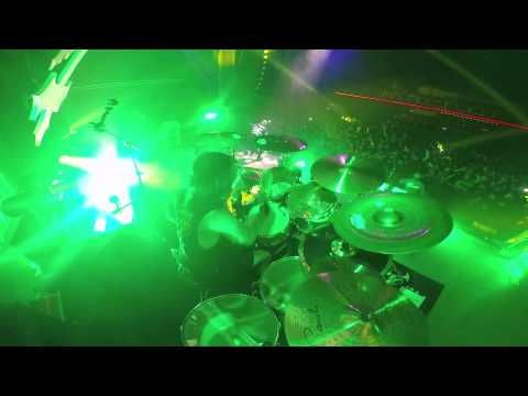 Paul Bostaph / Slayer GoPro Footage 2014 Oklahoma City