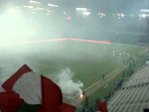 Racowisko na derbach Legia Warszawa - Polonia Warszawa 1:0 - 06.03.2011