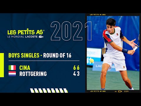Les Petits As 2021 | Boys Round of 16 | Mees Rottgering vs. Federico Cina