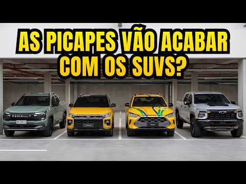 AS PICAPES VÃO ACABAR COM O REINADO DOS SUVS???