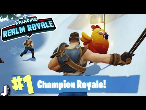 PALADINS REALM ROYALE Gameplay & Funny Moments - Golden Rifle OP!