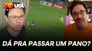 CASAGRANDE E RENAN EXPLICAM ERRO DE LUIGHI EM GOL PERDIDO EM CORINTHIANS X PALMEIRAS
