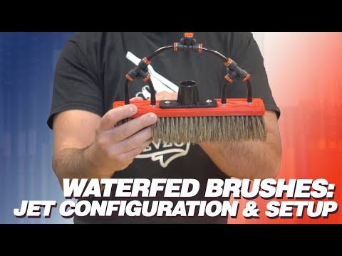 Water Fed Brush │ Alpha Scrubber, Commercial Grade /Tucker