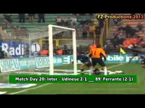 Serie A 2000-2001, day 20: Inter - Udinese 2-1 (Ferrante goal)