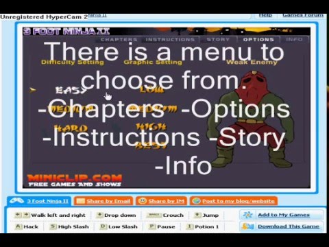 3 Foot Ninja II - www.Miniclip.com