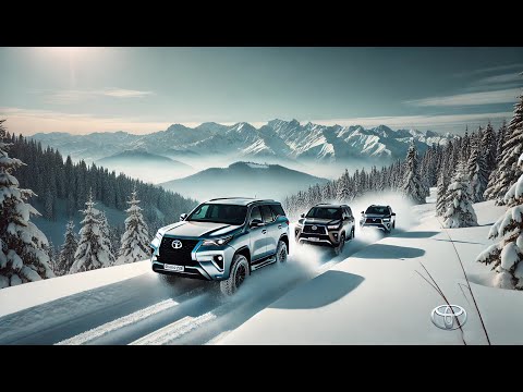 2024 Toyota Fortuner vs Toyota prado The Unforgettable Snow Showdown