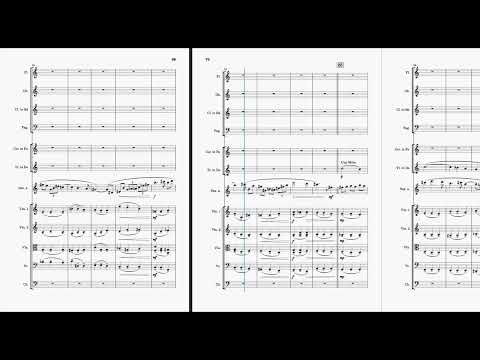 Jacques Ibert – Concertino da Camera (Accompaniment Only) | Score Video | No Saxophone