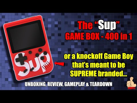 The "SUP" GAME BOX - 400 in 1...or a knockoff Game Boy that's meant to be Supreme branded
