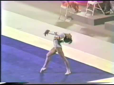 Laura Cutina 🇷🇴 FX AA 9.900 1984 Olympic Games