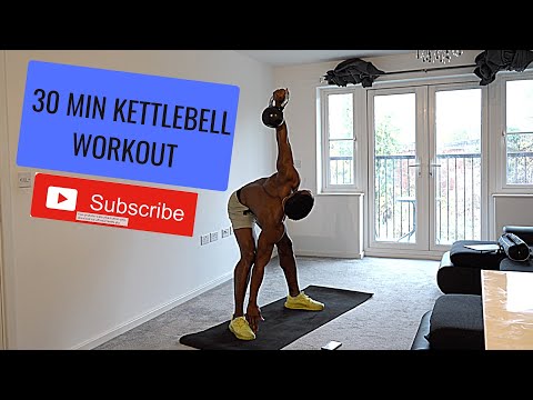 30 Minute Full Body Kettlebell Workout | Movesharpish