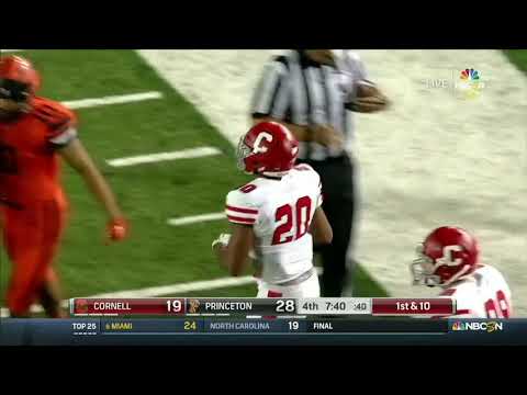 Highlights: Cornell FB at Princeton - 10/28/17